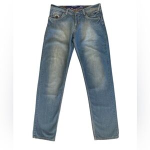 Light wash STEEL straight leg jeans